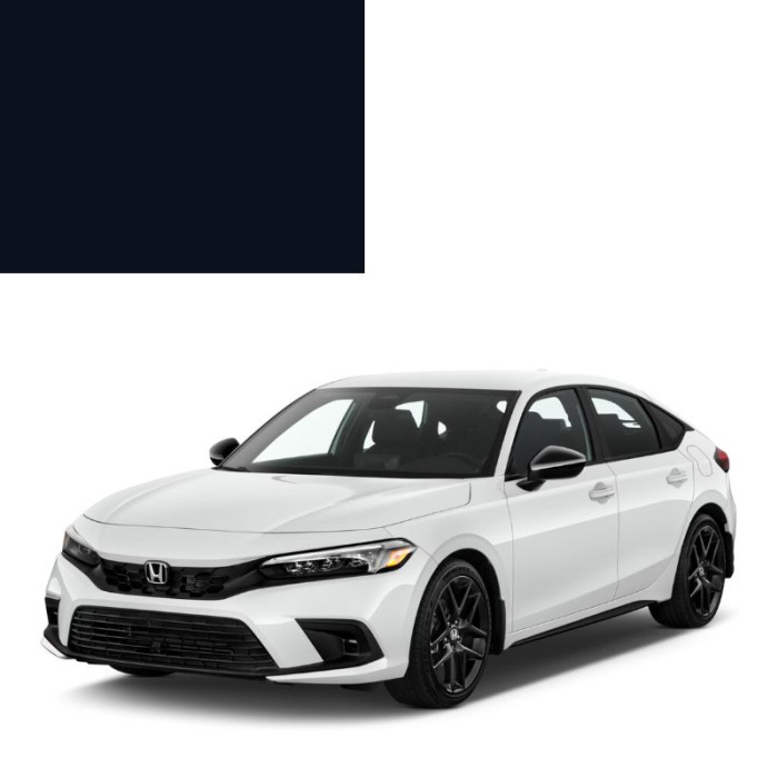 Краска по коду металлик синяя B523P ROYAL NAVY BLUE PEARL для автомобилей Honda