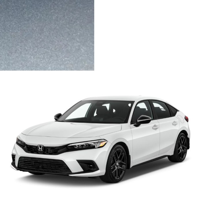 Фарба за кодом металік срібляста B528M BLUISH SILVER для автомобілів Honda