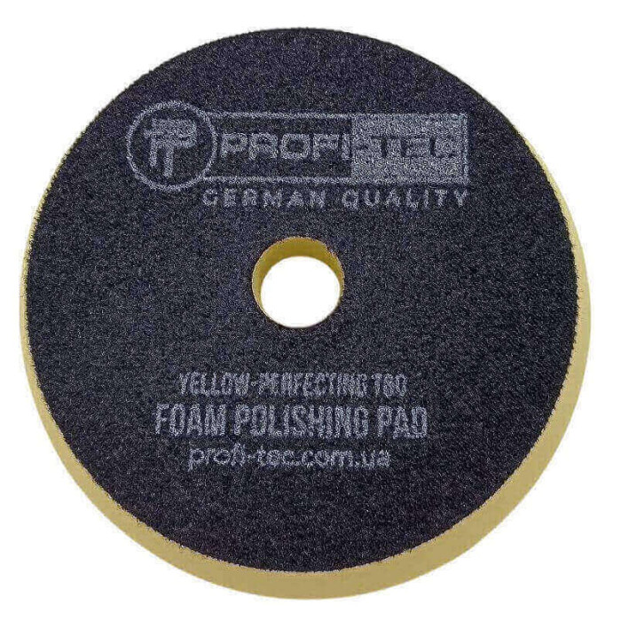 Полировальная губка PROFI-TEC FOAM POLISHING PAD YELLOW-PERFECTING T60