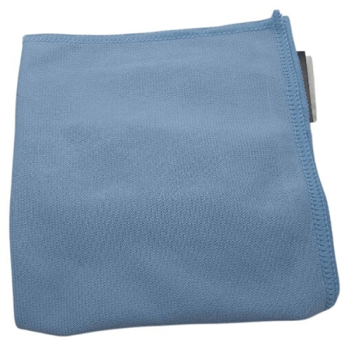 Салфетка микрофибра для стекла 35х35 см VORTEX голубая