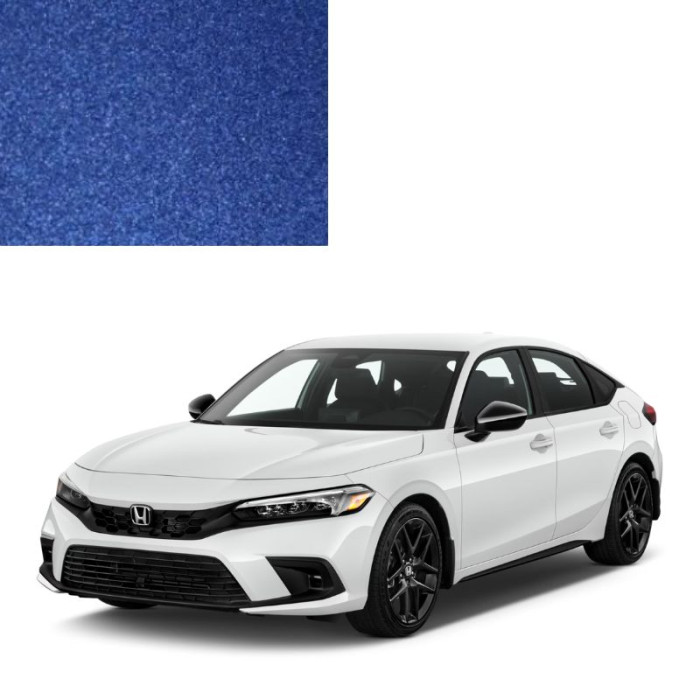 Фарба за кодом металік синя B77P ORLEANS BLUE для автомобілів Honda