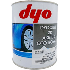 Фарба акрилова чорна Toyota 202 DYO 1л (без затверджувача)