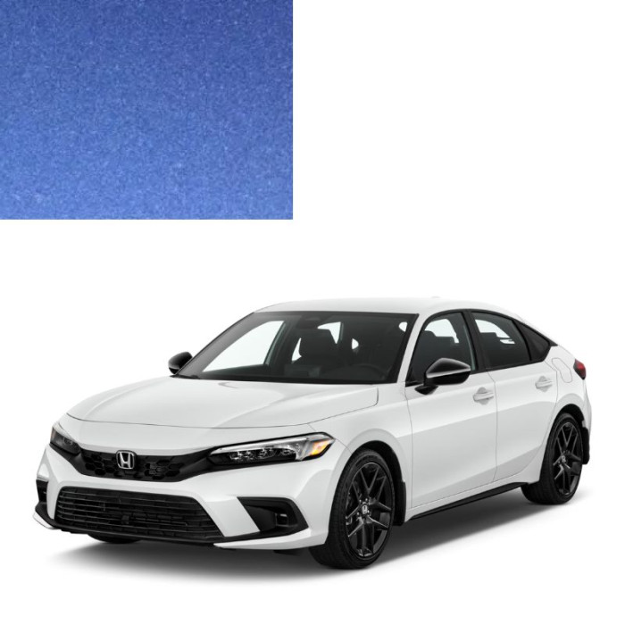 Фарба за кодом металік синя B81M COMET BLUE для автомобілів Honda