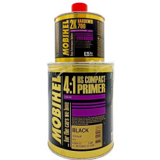 Грунт акриловий 1л + затверджувач 700 0,25л Чорний - наповнювач Mobihel 2K HS 4:1