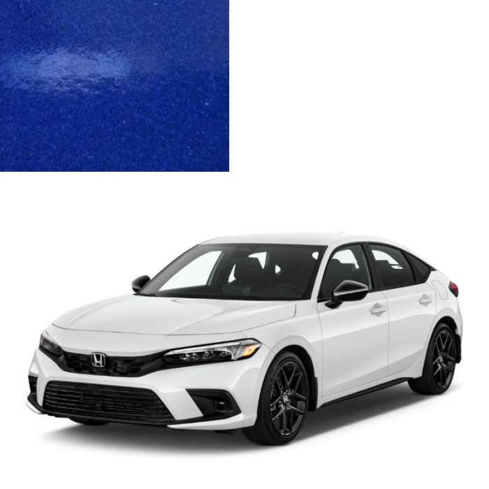 Фарба за кодом металік синя B99P ATLANTIC BLUE для автомобілів Honda