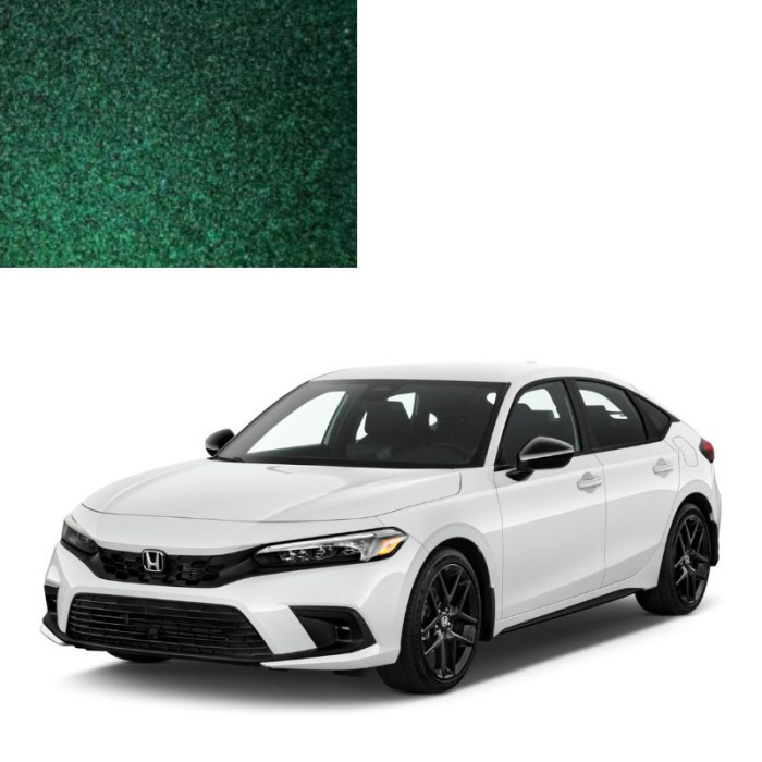 Фарба за кодом металік зелена G503P AMAZON GREEN для автомобілів Honda
