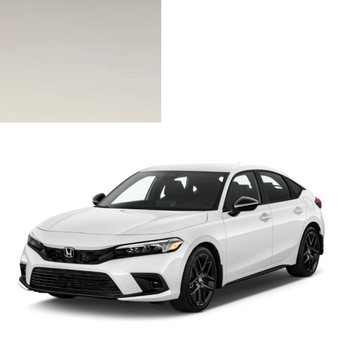 Фарба за кодом металік біла NH578 WHITE для автомобілів Honda