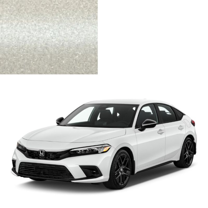 Фарба за кодом металік біла NH585P NEW WHITE для автомобілів Honda