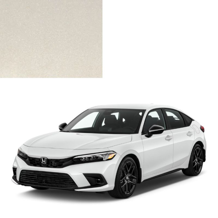 Фарба за кодом металік біла NH603P WHITE DIAMOND для автомобілів Honda