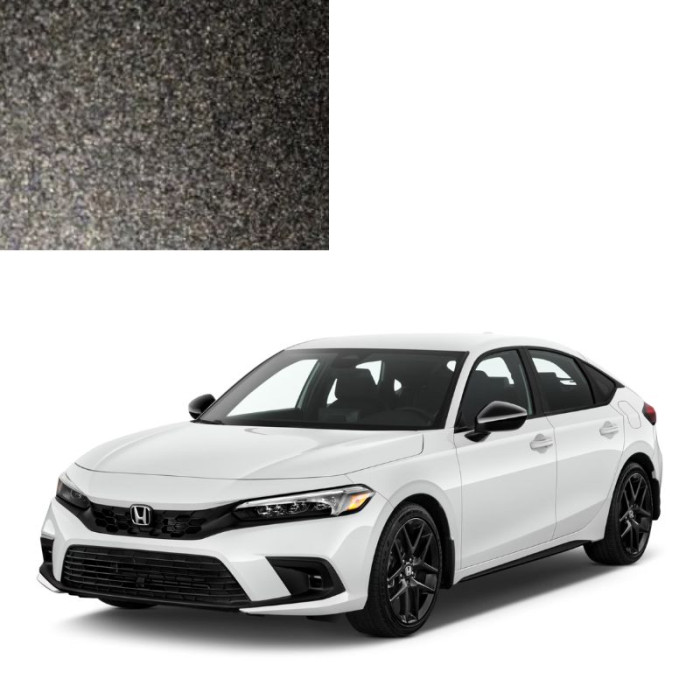 Фарба за кодом металік чорна NH604P DARK CHARCOAL для автомобілів Honda