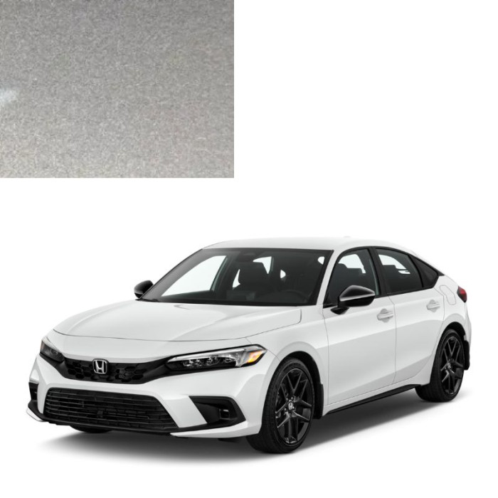 Фарба за кодом металік срібляста NH614M TITAN SILVER для автомобілів Honda