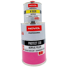 Грунт акриловий сірий (1л.+відп.0,25л.) NOVOL PROTECT 330 5+1 (арт. 37311)