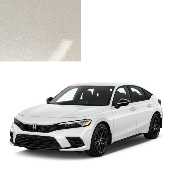 Фарба за кодом металік біла NH636P BRILLIANT WHITE для автомобілів Honda