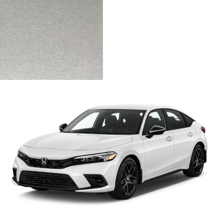 Фарба за кодом металік срібляста NH689M BILLET SILVER для автомобілів Honda