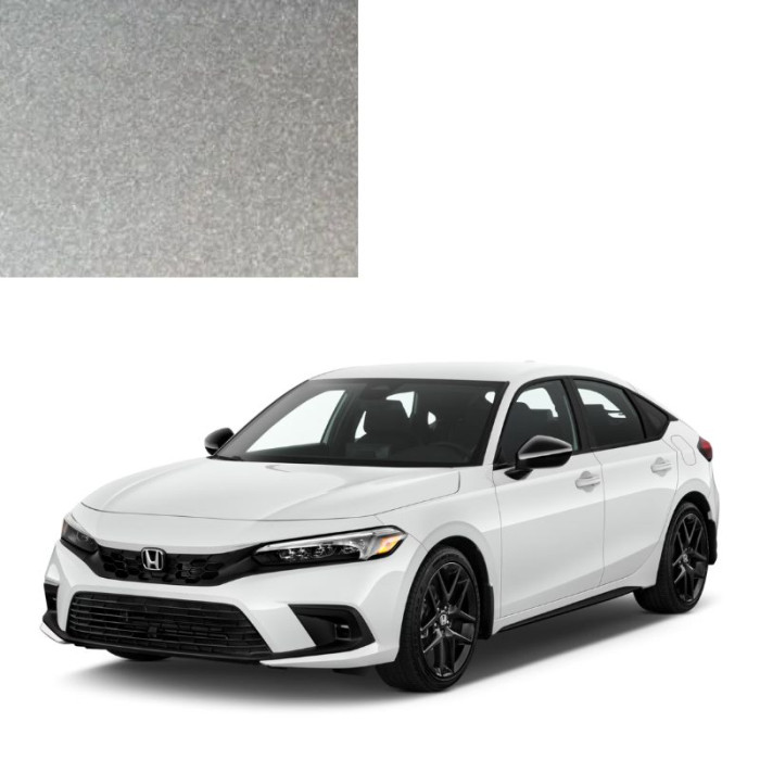 Фарба за кодом металік срібляста NH727M SUPER PLATINUM для автомобілів Honda