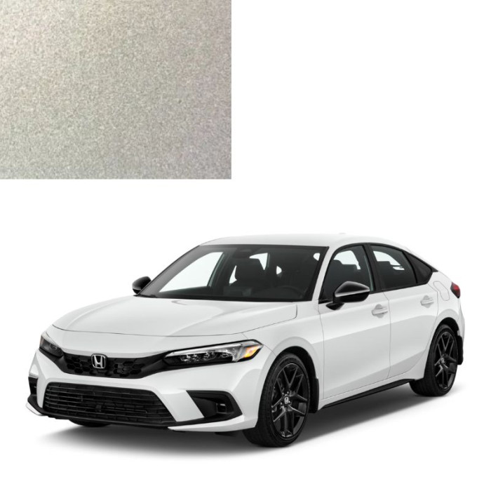 Фарба за кодом металік срібляста NH743M BURAN SILVER для автомобілів Honda