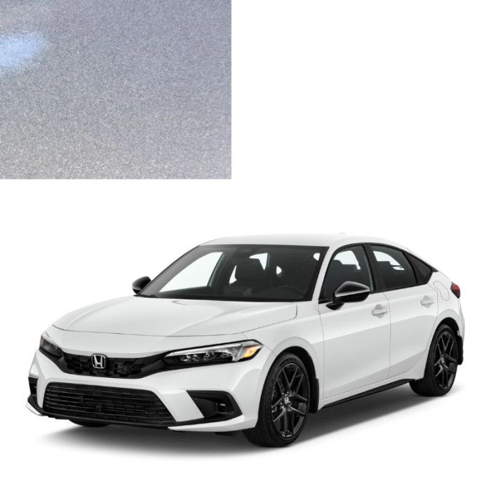 Фарба за кодом металік срібляста NH830M LUNAR SILVER для автомобілів Honda