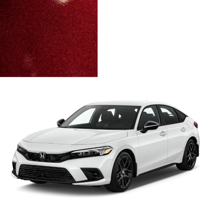 Фарба за кодом металік червона R507P AGATE RED для автомобілів Honda