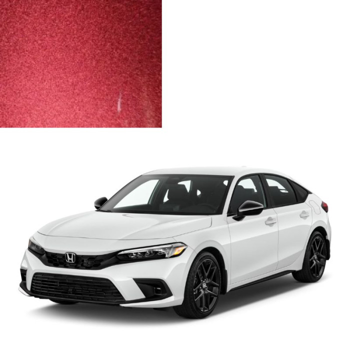 Фарба за кодом металік червона R522P ROYAL RUBY для автомобілів Honda