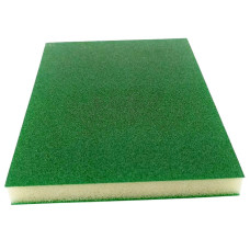 Абразивна губка Doubleflex SOFT PADS GREEN 123x98x13мм KOVAX ULTRAFINE (зелена)