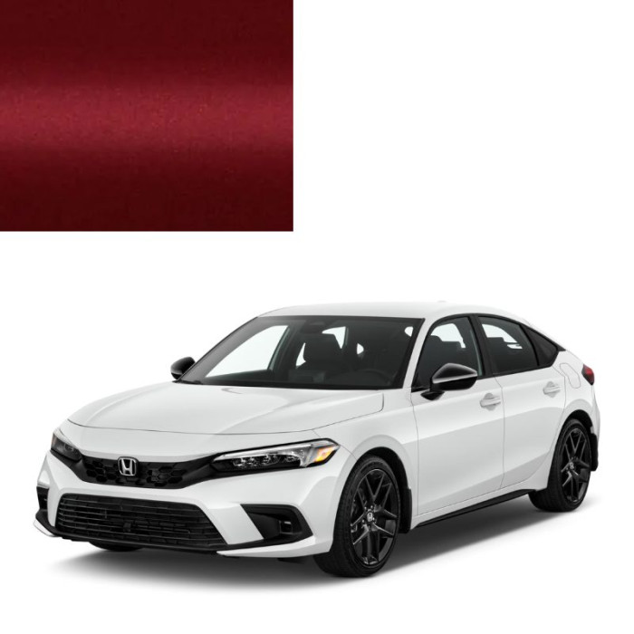 Фарба за кодом металік червона R72P RED для автомобілів Honda