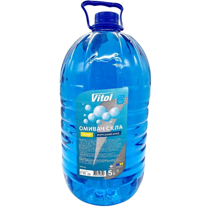 Омивач скла літній VITOL 5л Морський бриз