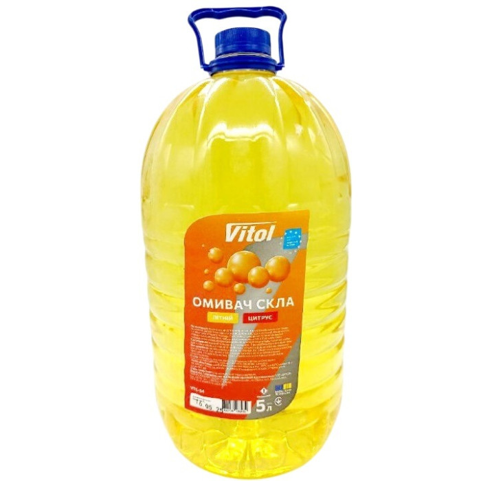 Омивач скла літній VITOL 5л Цитрус