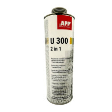 Засіб для захисту кузова та рідкий ущільнюючий герметик APP U300 2in1 сірий 1.0л