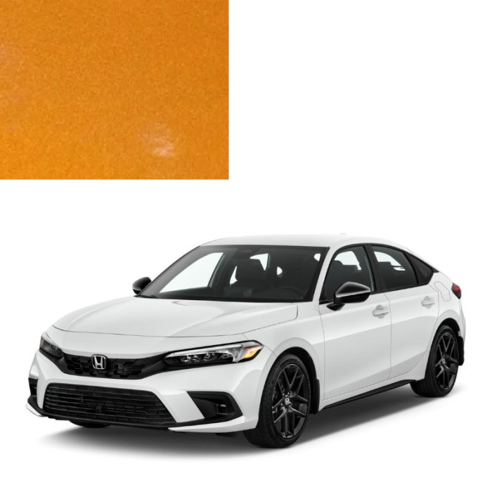 Фарба за кодом металік помаранчева YR536P NEW IMOLA ORANGE для автомобілів Honda