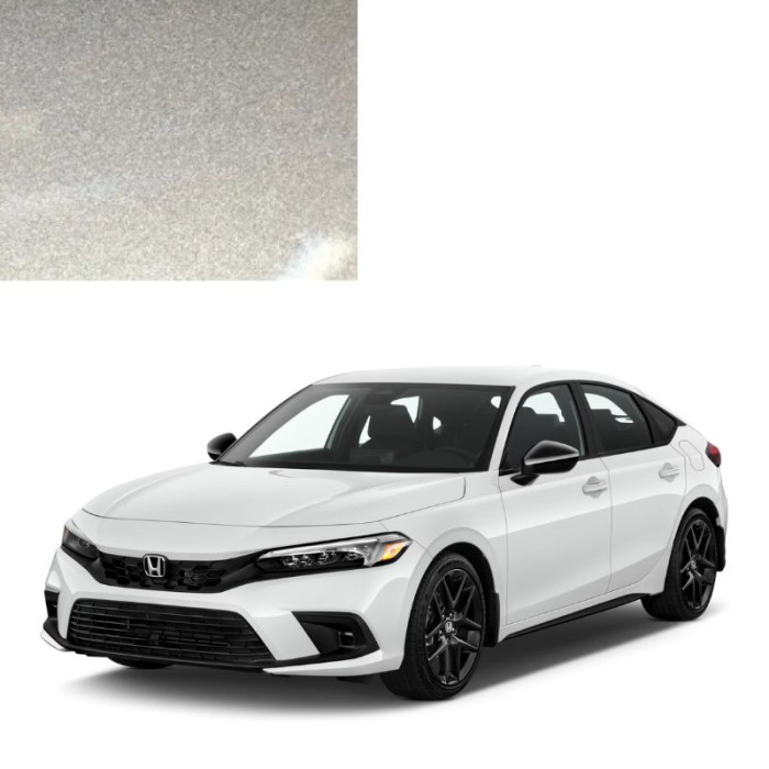 Фарба за кодом металік сріблястий YR559M CHAMPAGNE SILVER для автомобілів Honda