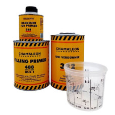 Грунт акриловий Chamaleon 488 HS 5:1 + розчинник + склянка
