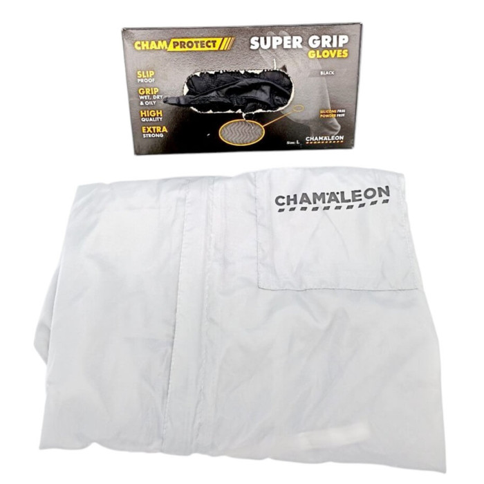 Комбінезон для фарбування CHAMALEON + упаковка нітрилових рукавичок