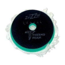 Коло полірувальне ZviZZer Thermo Microfiber Pad Ø 90/30/80мм. (зелений) Жорстка основа