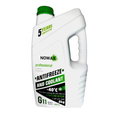 Антифриз NOWAX G11 -40°C зелений готова рідина 5 кг (NX05003)