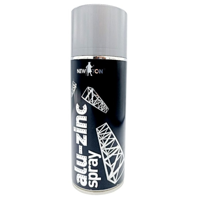 Фарба з цинком та алюмінієм Alu-Zinc в аерозолі NewTon 400 мл