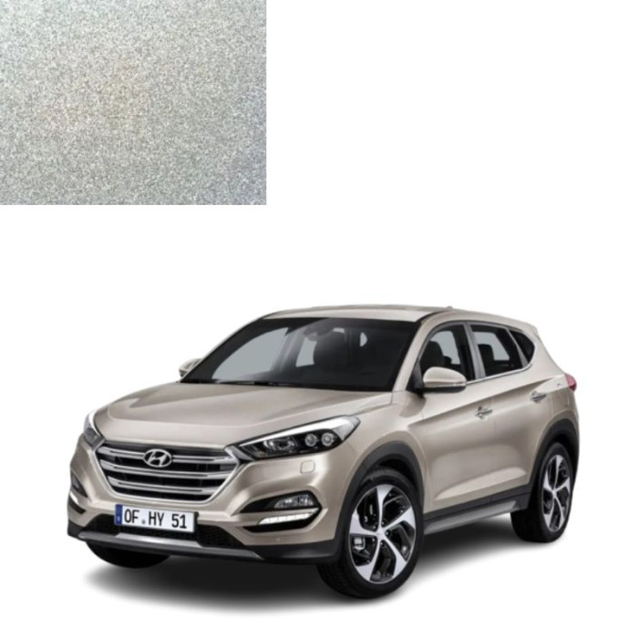 Фарба за кодом металік сіра V7S POLISHED METAL для автомобілів Hyundai
