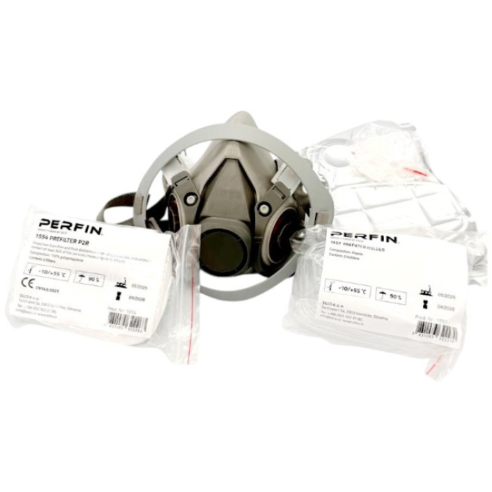 Напівмаска малярська захисна Silco 1550 Pro Half Mask A1/P2 (з фільтрами)