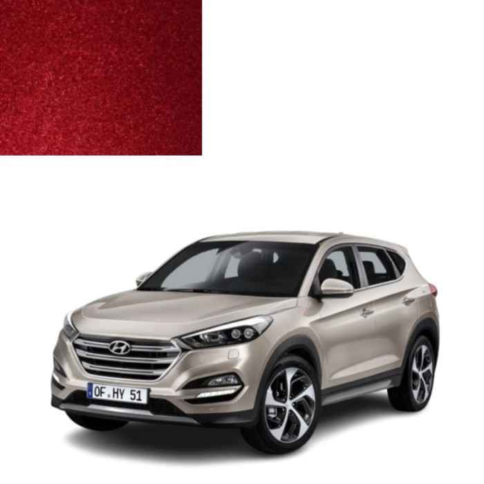 Фарба за кодом металік червона VR4 (VR6) RED AWESOME для автомобілів Hyundai