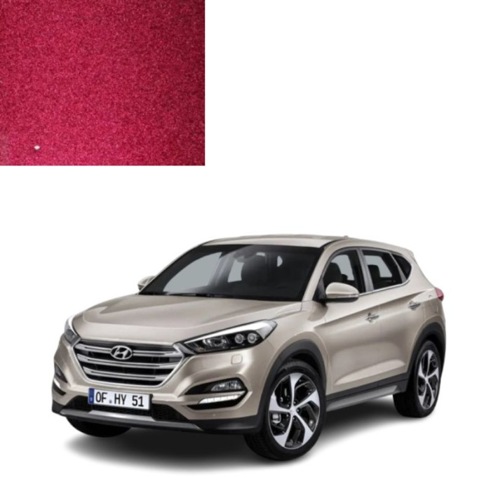 Фарба за кодом металік червона W5R (5R) Wine red для автомобілів Hyundai