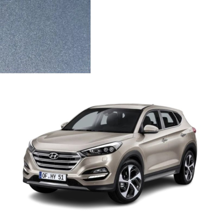 Фарба за кодом металік сіра W3U AQUA SPARKLING для автомобілів Hyundai