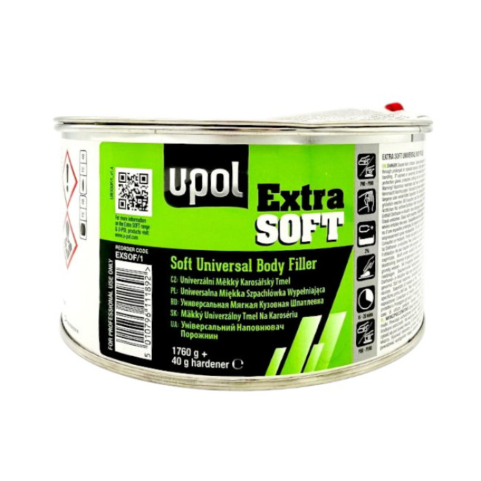 Шпаклівка універсальна U-POL Extra Soft 1л