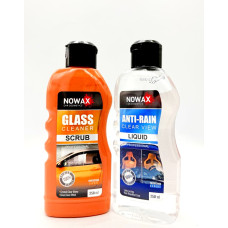 Набір для догляду за склом Nowax (NX25246+NX25247)