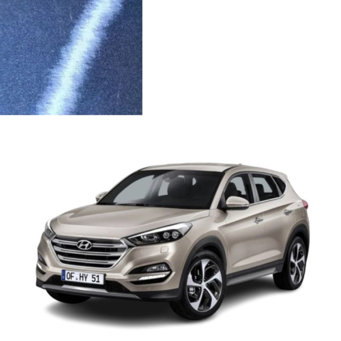 Фарба за кодом металік синя YV CAPE BLUE для автомобілів Hyundai