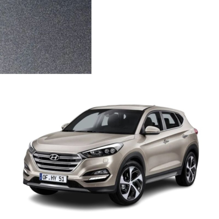Фарба за кодом металік сіра ZAR STEEL GREY II для автомобілів Hyundai