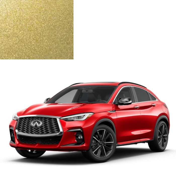 Фарба за кодом металік жовта EBC GOLD для автомобілів INFINITI