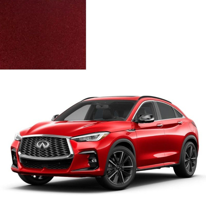 Фарба за кодом металік червона NAH FORCE RED для автомобілів INFINITI