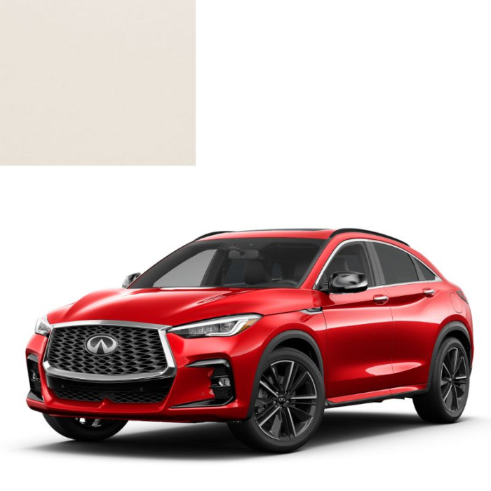 Фарба за кодом металік біла QM1 WHITE для автомобілів INFINITI