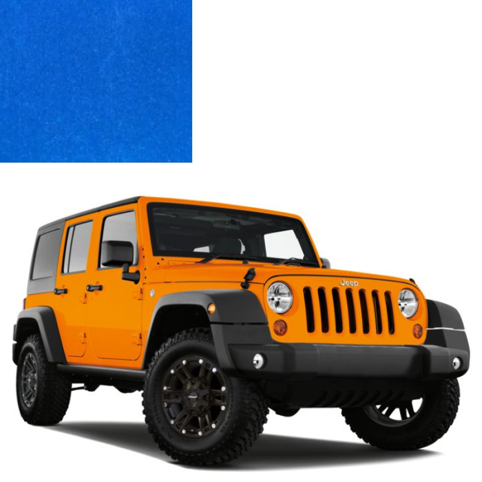 Фарба за кодом металік синя AB5 (PB5) ELECTRIC BLUE для автомобілів Jeep