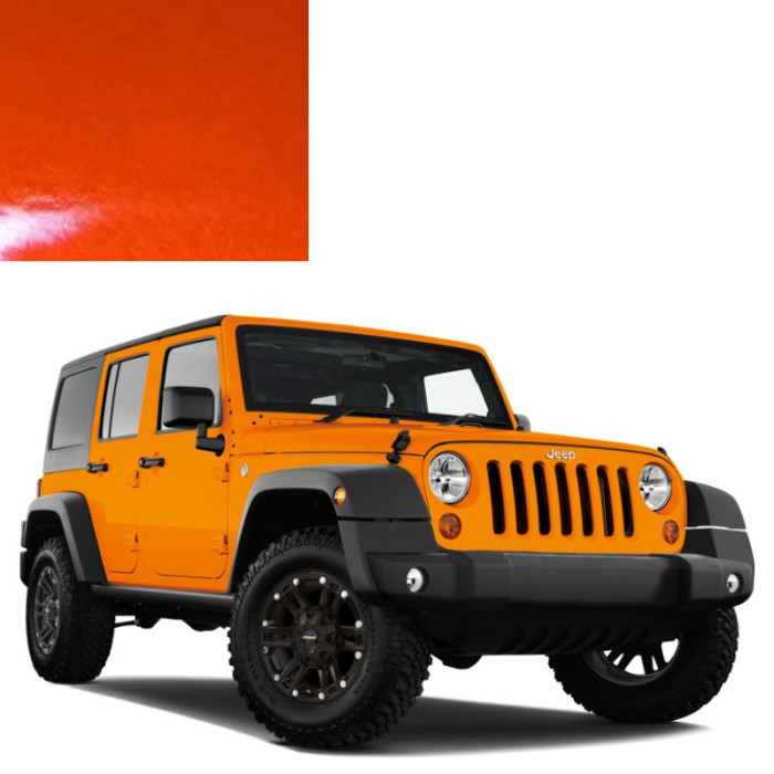 Фарба за кодом металік помаранчева AVE (PVE) TANGERINE для автомобілів Jeep