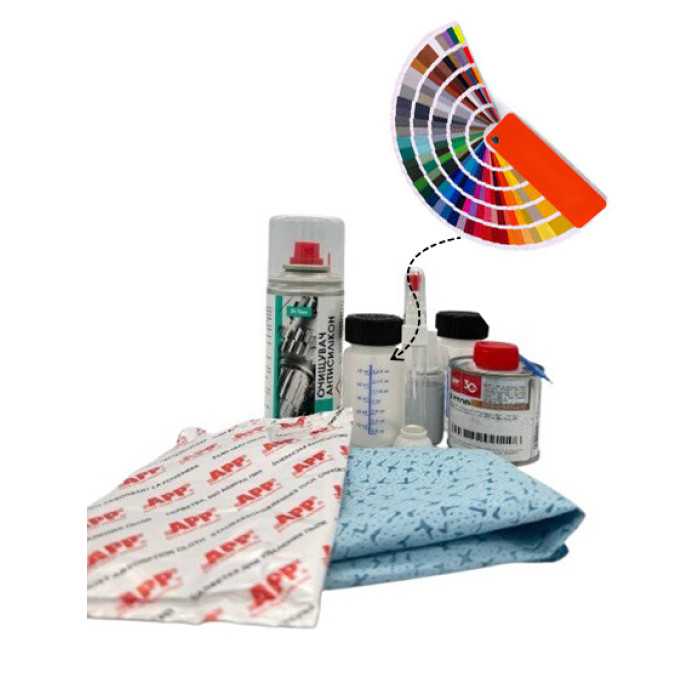 Набір для підфарбовування сколів (з перетворювачем іржі) Optimal MAX, олівець за Вашим VIN-кодом